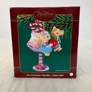 Carlton Cards Heirloom Festive Mice Ornament